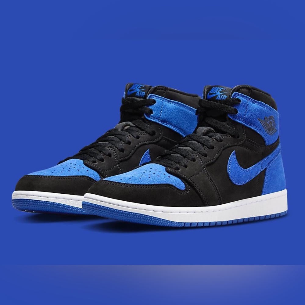 Nike Air Jordan 1 High Royal Reimagined Black Royal Blue DZ5485-042 size 8 - 14 - Picture 4 of 10